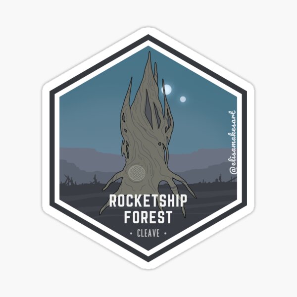 Item preview, Rocketship Forest designed and sold by ArteBE.