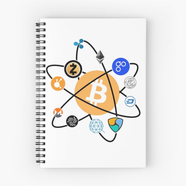 Item preview, All cryptocurrencies t-shirt. Atom design, crypto designed and sold by flexify.