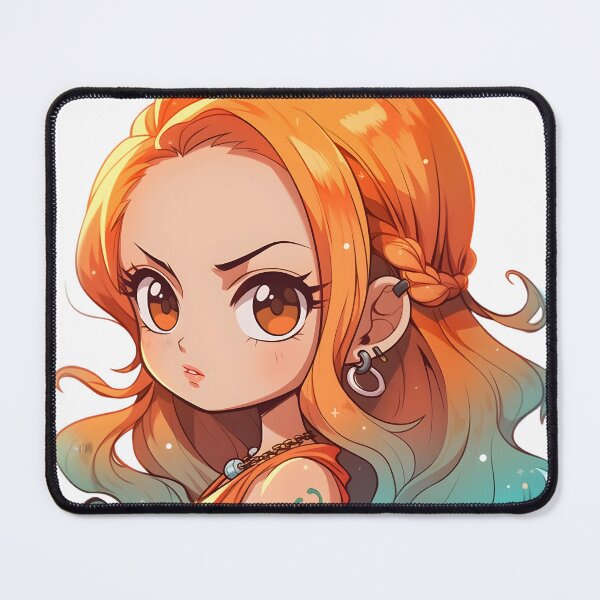 Item preview, Nami OP Cute Anime Girl – Chibi Style designed and sold by DGitaldreamgirl.