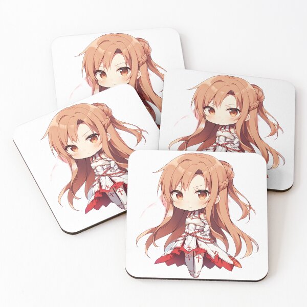 Item preview, Asuna SAO Cute Anime Girl – Chibi Style designed and sold by DGitaldreamgirl.