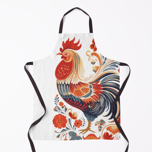 Item preview, Colorful Cock - folk art designed and sold by Digital Sanctuary.