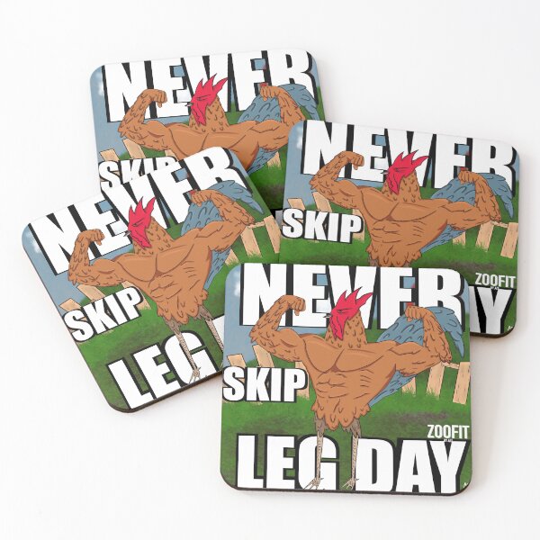 Item preview, ZOOFIT: Never Skip Leg Day designed and sold by Zoo-by-AJ.