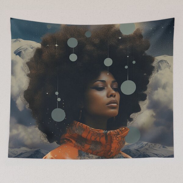 Artikelvorschau, Afrofuturismus-Kunst entworfen und verkauft von MidJourneymen.