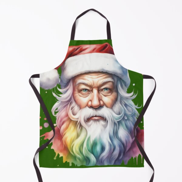Item preview, santa in rainbow colors designed and sold by aipaint.