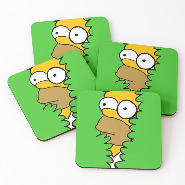 Item preview, Homer in the bushes - illustration designed and sold by Eltachon.
