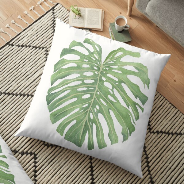 Monstera Leaf 1 Floor Pillow
