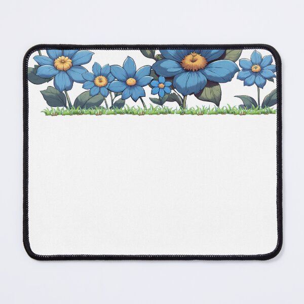 Item preview, little blue flowers s //funny stickers designed and sold by Avenue-Elegance.