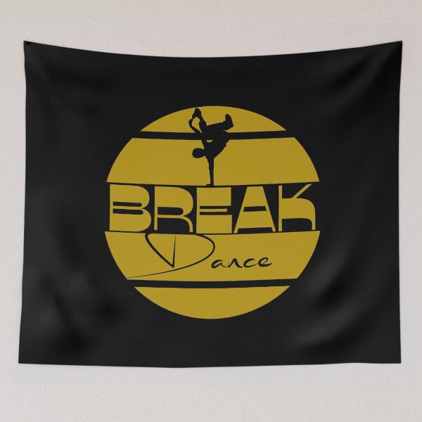 Item preview,  Break dance logo in yellow, simple and modern designed and sold by Bailamor.