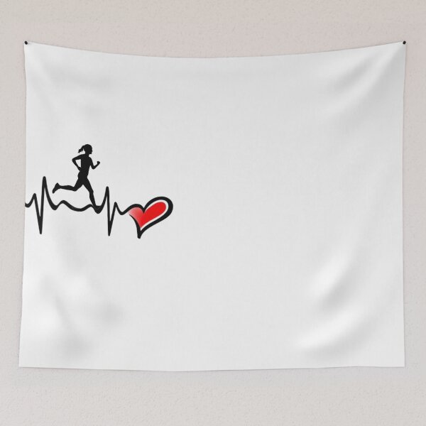 Item preview,  Running heartbeat Cross country running for women designed and sold by seritik.