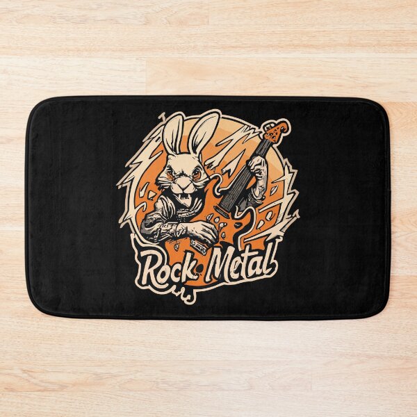 Item preview, rabbit plays guitar designed and sold by Joncasmiart.