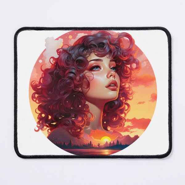 Item preview, Female protagonist on a magical journey designed and sold by AI-Only Creations.