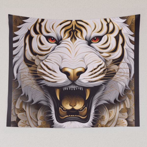 Item preview, Regal Tiger designed and sold by 3hornCreations.
