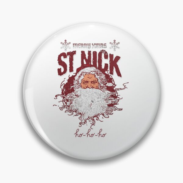 Aperçu de l'œuvre Joyeux Noël St. Nick, Jolly St. Nick, Père Noël vintage créée et vendue par SportyDogShop.