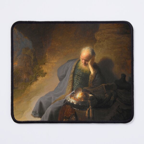 Item preview, Rembrandt Harmenszoon van Rijn, "Jeremiah Lamenting the Destruction of Jerusalem", 1630 designed and sold by Alexandra Dahl.