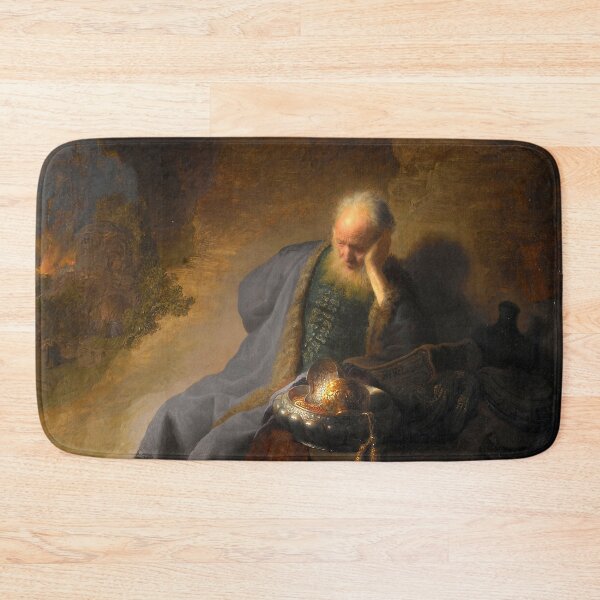 Item preview, Rembrandt Harmenszoon van Rijn, "Jeremiah Lamenting the Destruction of Jerusalem", 1630 designed and sold by Alexandra Dahl.