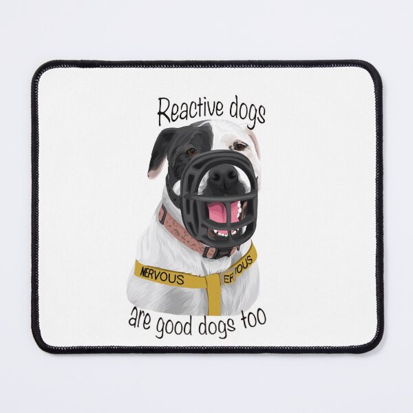 Item preview, Dog with nervous harness and muzzle (Option 2) designed and sold by ReactiveDoggos.