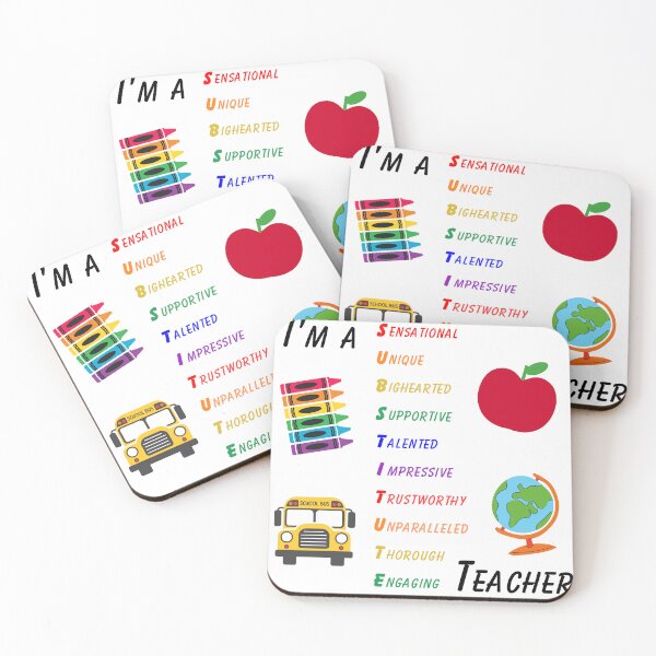 Item preview, I'm a SUBSTITUTE Teacher! designed and sold by Tinafrogger1017.