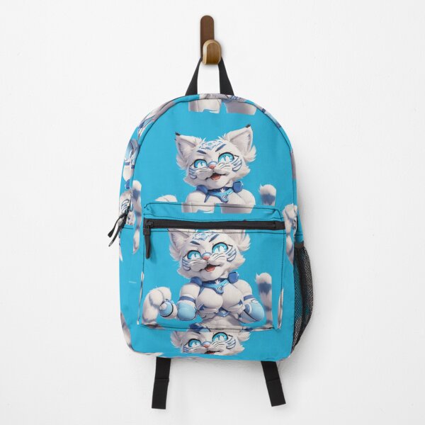 Item preview, Animated AI light blue cat designed and sold by jphillipscott.