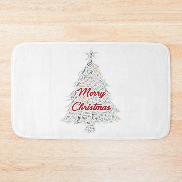 Item preview, Christmas Tree Wordcloud for Lighter Backgrounds designed and sold by WordsYouLove.