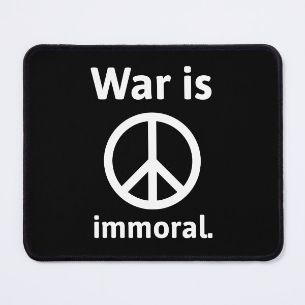 Item preview, War is immoral  designed and sold by Rachel the Artist .