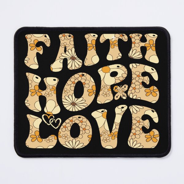 Item preview, Faith Hope Love Retro designed and sold by SpiritualVision.