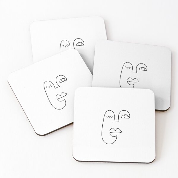 Item preview, line art face designed and sold by Aspen207.
