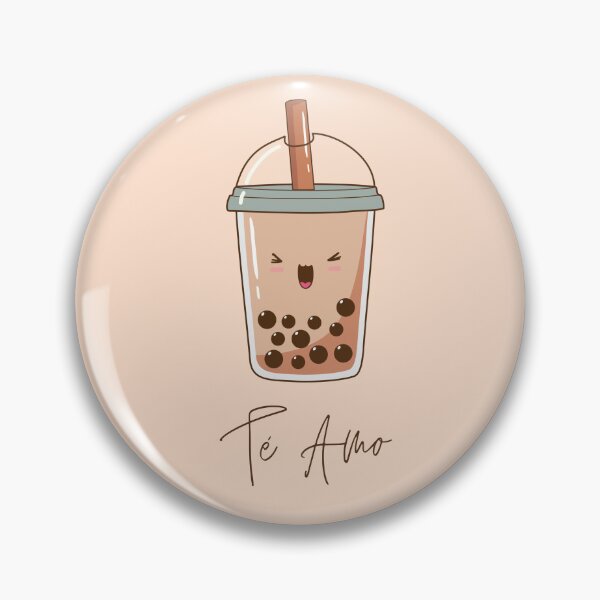 Item preview, Te Amo Bubble Tea Kawaii Spanish designed and sold by Neeshki.