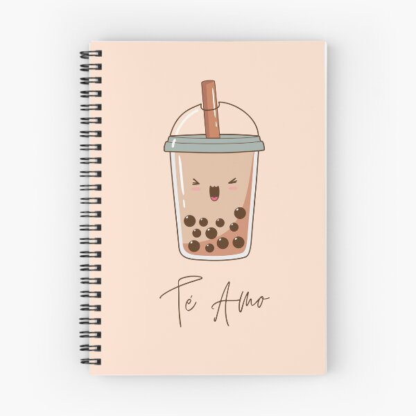 Item preview, Te Amo Bubble Tea Kawaii Spanish designed and sold by Neeshki.