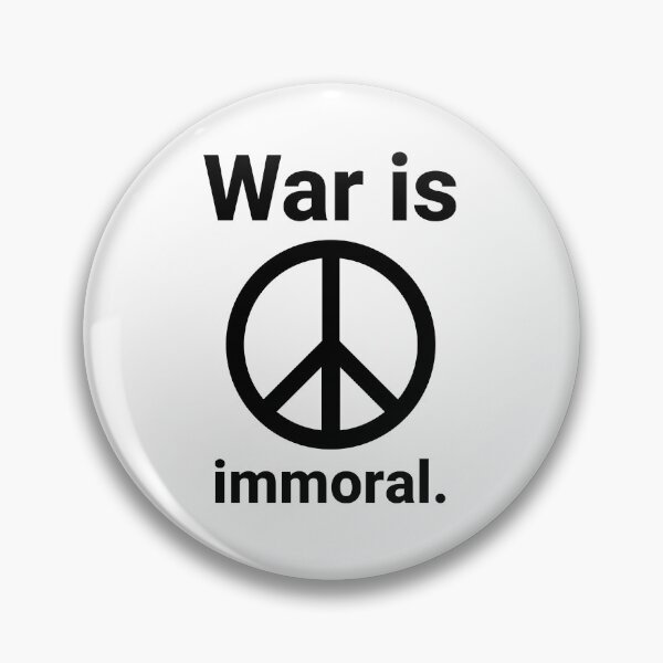 Item preview, War is immoral  designed and sold by Rachel the Artist .