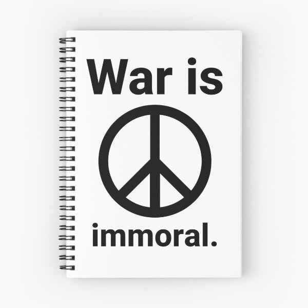 Item preview, War is immoral  designed and sold by Rachel the Artist .