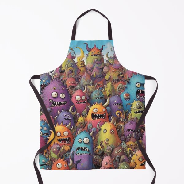 Item preview, Colorful Monster Village designed and sold by amenwolf.
