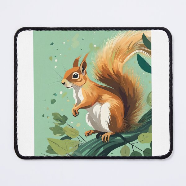 Item preview, Cute friendly squirrel  designed and sold by WildLadyWood.
