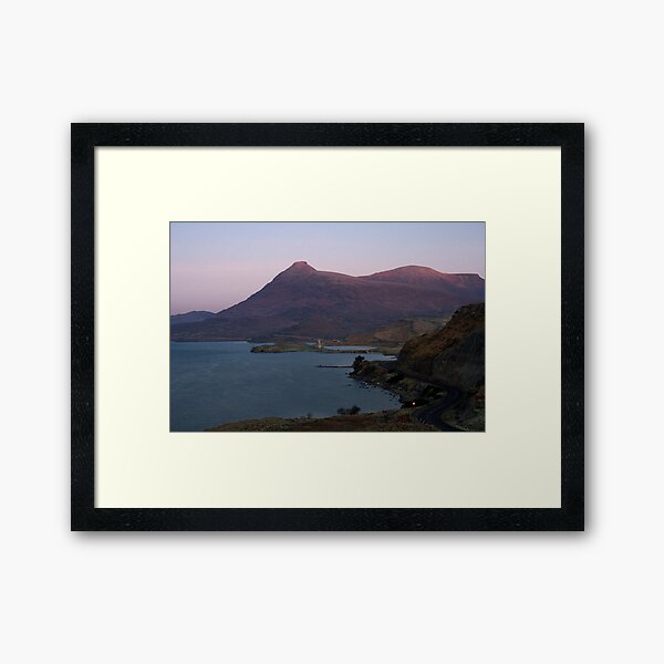 Ardvreck Castle and Quinag Framed Art Print