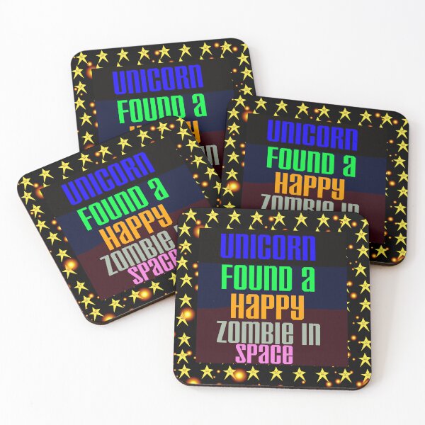 Item preview, Unicorn Found A Happy Zombie In Space designed and sold by Storiesforyou.