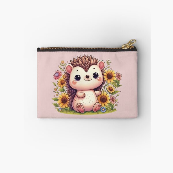 Item preview, Hedgehog Cutie With Sunflowers designed and sold by Kim Arnott.
