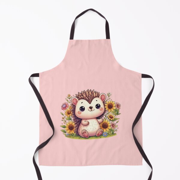 Item preview, Hedgehog Cutie With Sunflowers designed and sold by Kim Arnott.