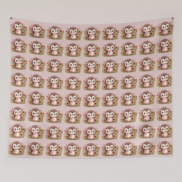Item preview, Hedgehog Cutie With Sunflowers designed and sold by Kim Arnott.