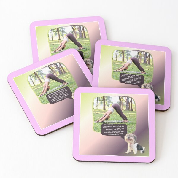 Item preview, Downward Facing Dog Pose Funny Design  designed and sold by CoyoteGifts.