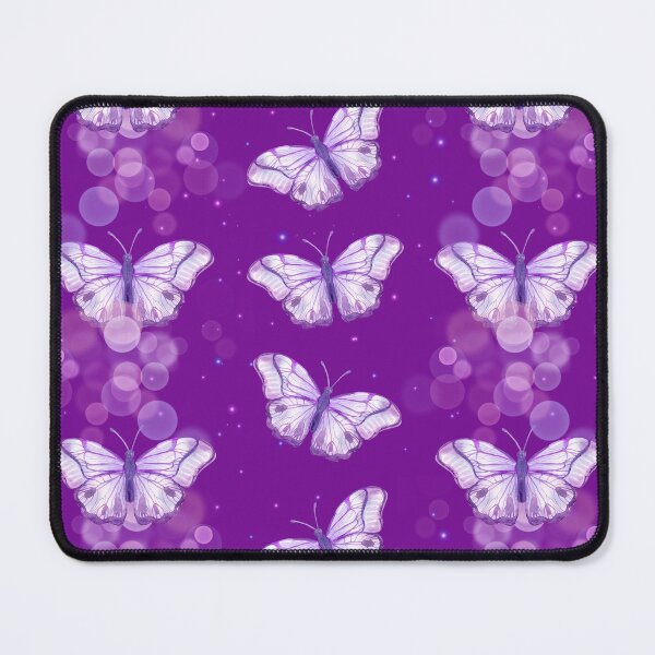Item preview, Purple Bokeh and Butterfly Abstract Pattern designed and sold by Got2BSnazzy.