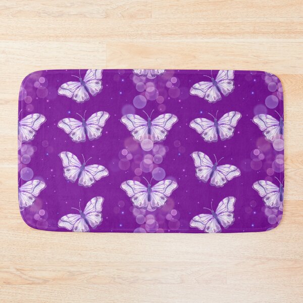 Item preview, Purple Bokeh and Butterfly Abstract Pattern designed and sold by Got2BSnazzy.
