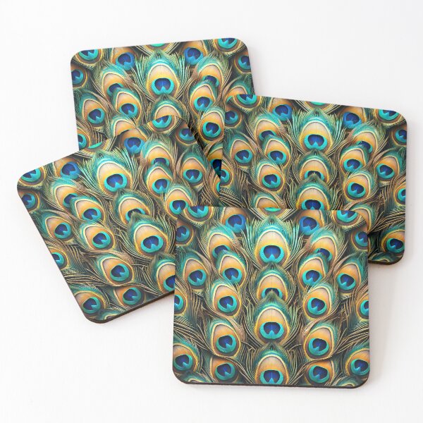 Item preview, Peacock Feathers Pattern designed and sold by NeatSplash.