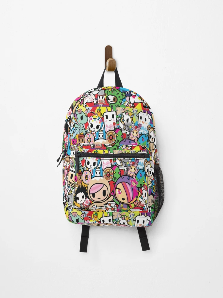 Tokidoki Unicorno Mini Backpack Rainbow Kawaii Pastel Print Tokidoki Unicorn Kawaii Collection Mini Backpack All Over  main image 3