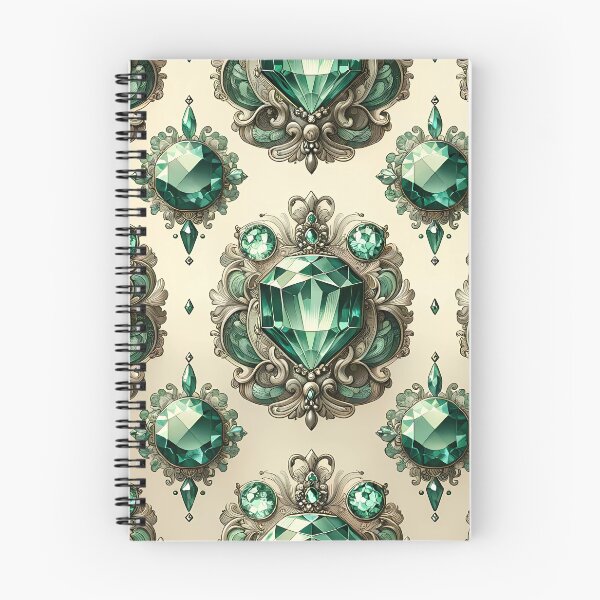 Item preview, Ornate Emeralds Pattern designed and sold by NeatSplash.