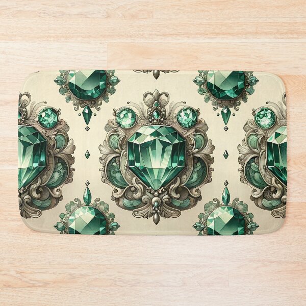 Item preview, Ornate Emeralds Pattern designed and sold by NeatSplash.