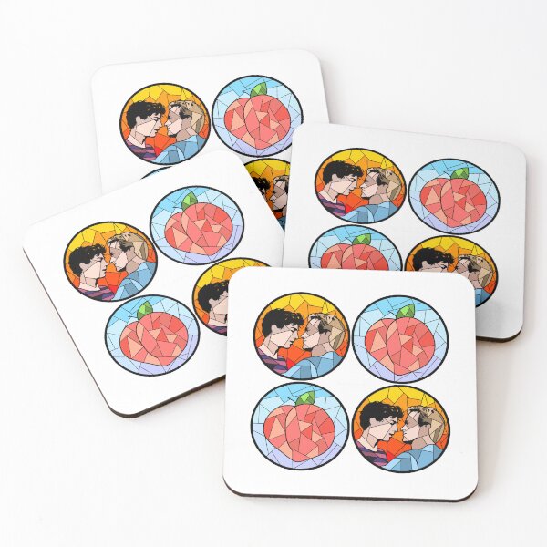 Item preview, CMBYN Stained Glass With Peach designed and sold by MetcaAi.