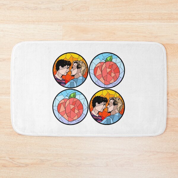 Item preview, CMBYN Stained Glass With Peach designed and sold by MetcaAi.