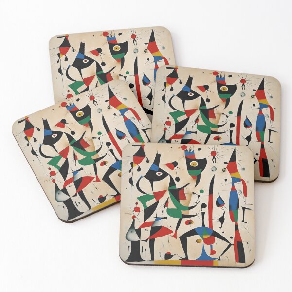 Item preview, Joan Miro Inspired Abstract Thanksgiving Family designed and sold by bettypure.
