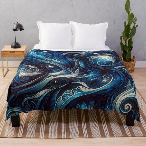 Item preview, Oceanic Abyss Abstract Pattern designed and sold by NeatSplash.