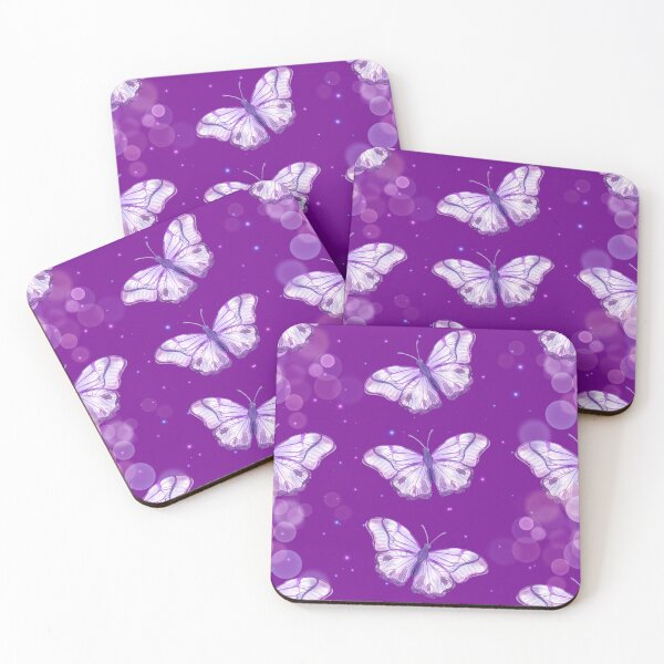 Item preview, Purple Bokeh and Butterfly Abstract Pattern designed and sold by Got2BSnazzy.