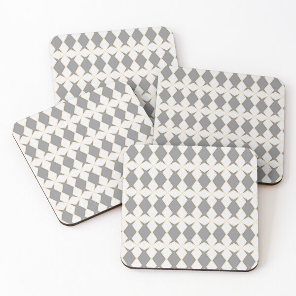 Item preview, Tones of Grey, Peach Puff and Porcelain Pattern designed and sold by PatternMyHome.